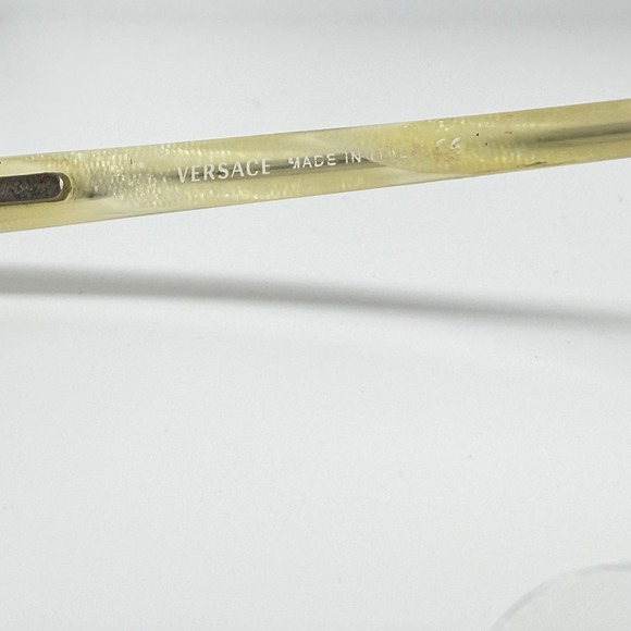 Versace MOD 110 106 Brown‎ Metal Eyeglasses Frames Medusa Rhinestone 50-17-130